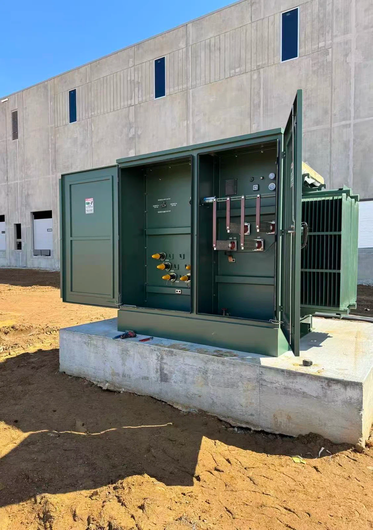 Pad-mounted transformers