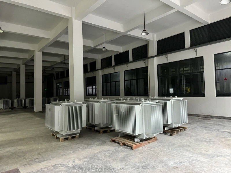 Transformer units on site